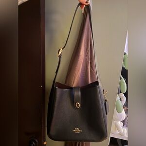 Coach Hadley black shoulder bag
